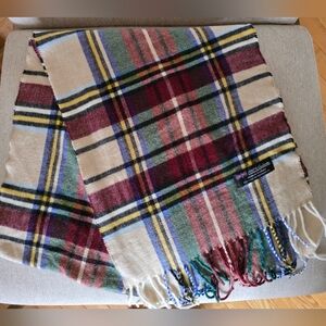 Plaid Cashmere Scarf